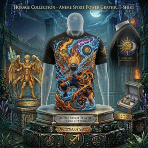 Anime Spirit Power Graphic T-Shirt